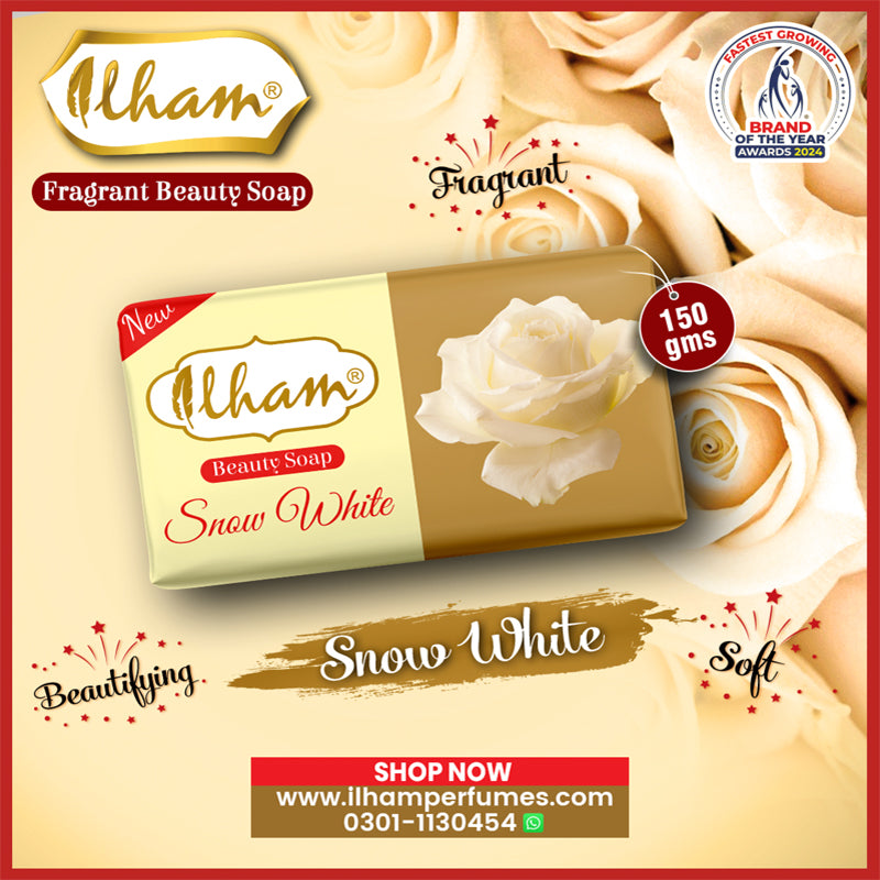 SNOW WHITE FRAGRANT BEAUTY SOAP - 150 GRAMS
