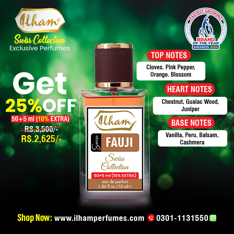 SWISS FAUJI 50 ML+ 5 ML (10 % EXTRA)