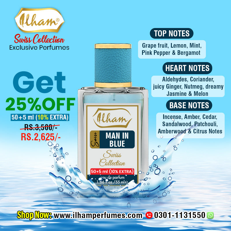 MAN IN BLUE (50+5 ML) - 10% EXTRA
