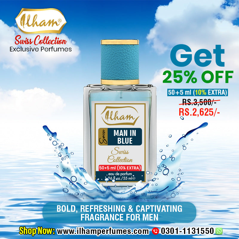 MAN IN BLUE (50+5 ML) - 10% EXTRA